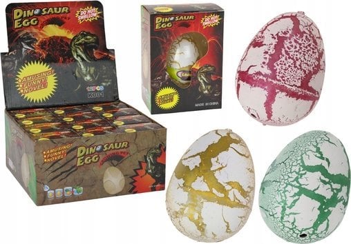 LeanToys Jajo Dinozaura Wykluwający Się Rosnący Do Wody 6cm