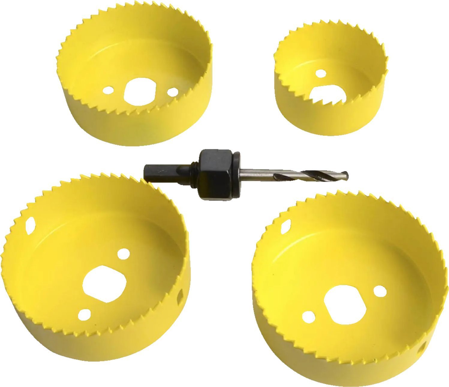 Usorteret Hulsavssæt Ø55-76 mm - 4 størrelser