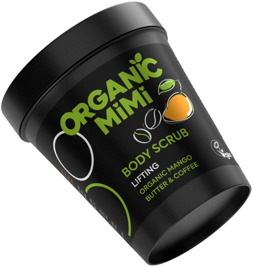 Organic Mimi Liftingujący peeling do ciała Mango i Kawa 250g