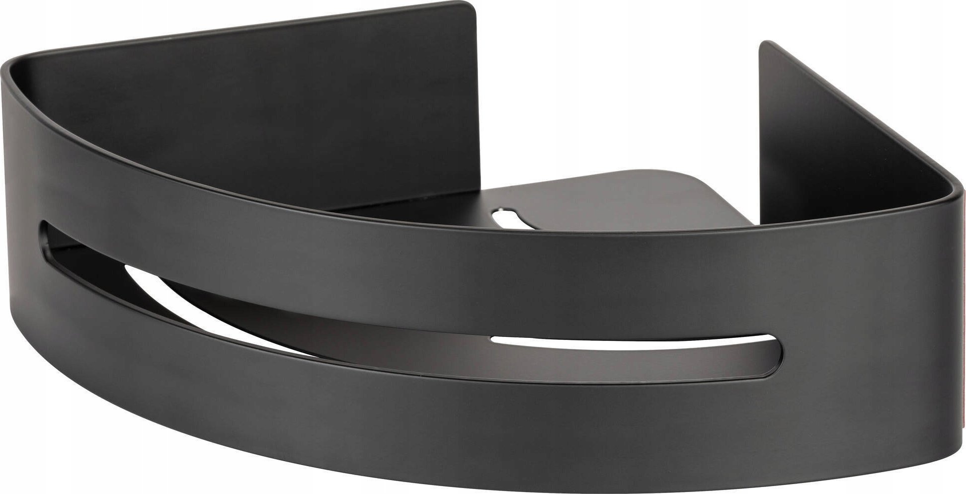 Wenko Narożna aluminiowa półka łazienkowa BIVIO, montaż bez wiercenia