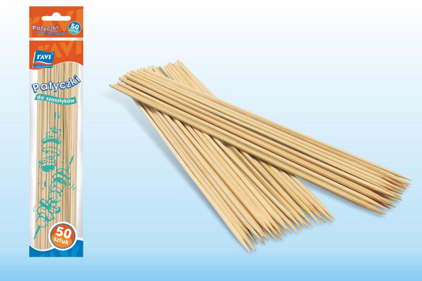 Ravi Patyczki do szaszłyków 25cm 50szt.