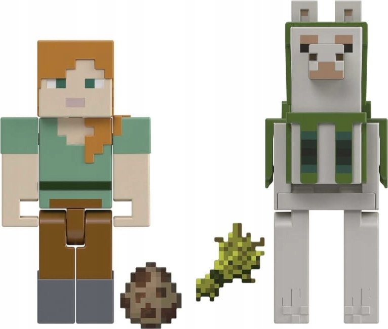 Figurka Mattel Figurka Minecraft Alex i Lama (HLB30)