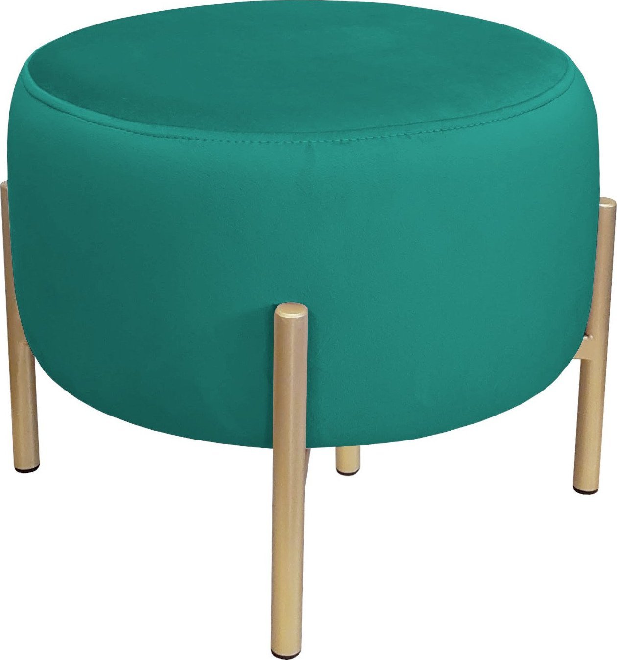 Atos Pufa OLA LOFT ławka podnóżek metal złota MG20