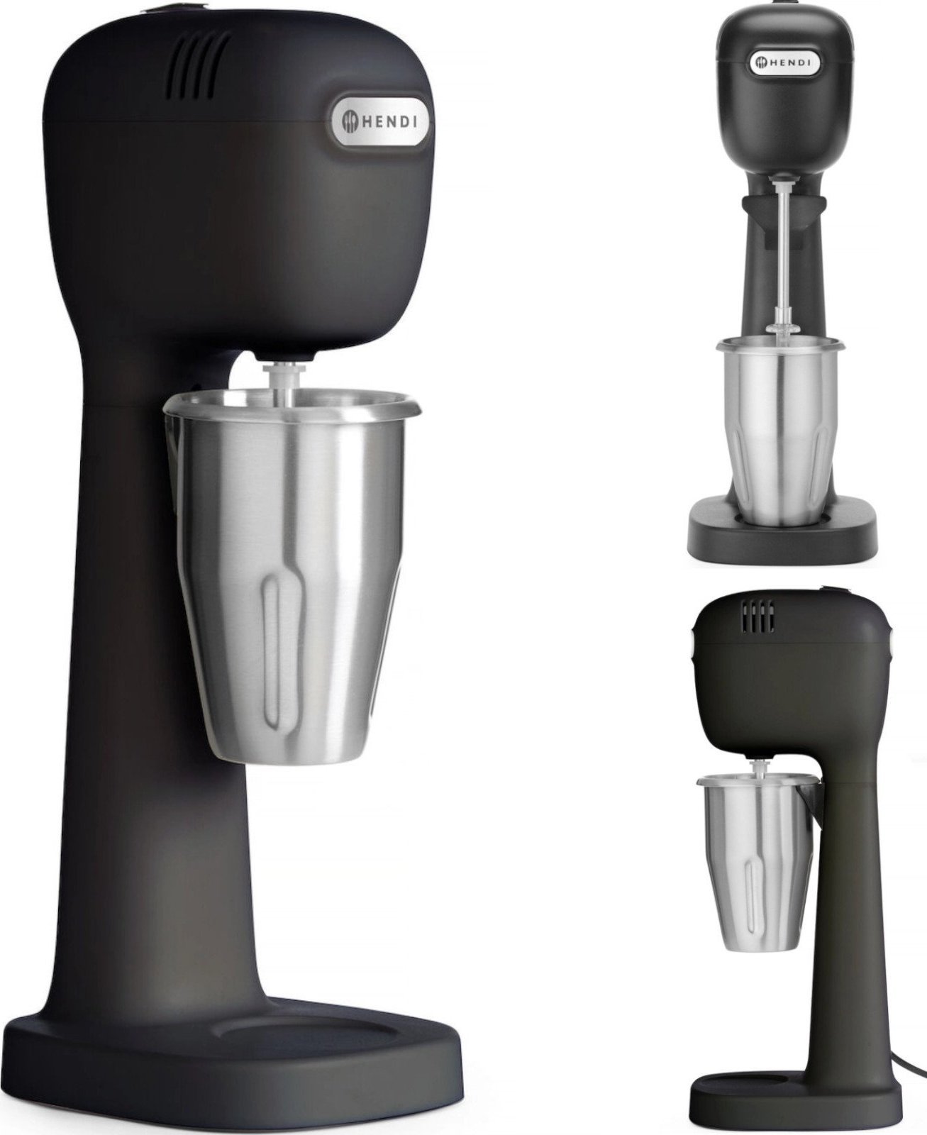 Hendi Shaker spieniacz do koktajli mlecznych 400 W czarny - Hendi 221600 Shaker spieniacz do koktajli mlecznych 400 W czarny - Hendi 221600