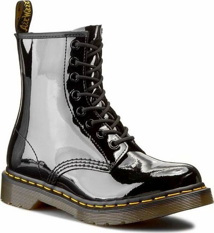 Dr Martens Buty Dr. MARTENS 1460 W Black Lamper 8 dziurek (11821011) 37