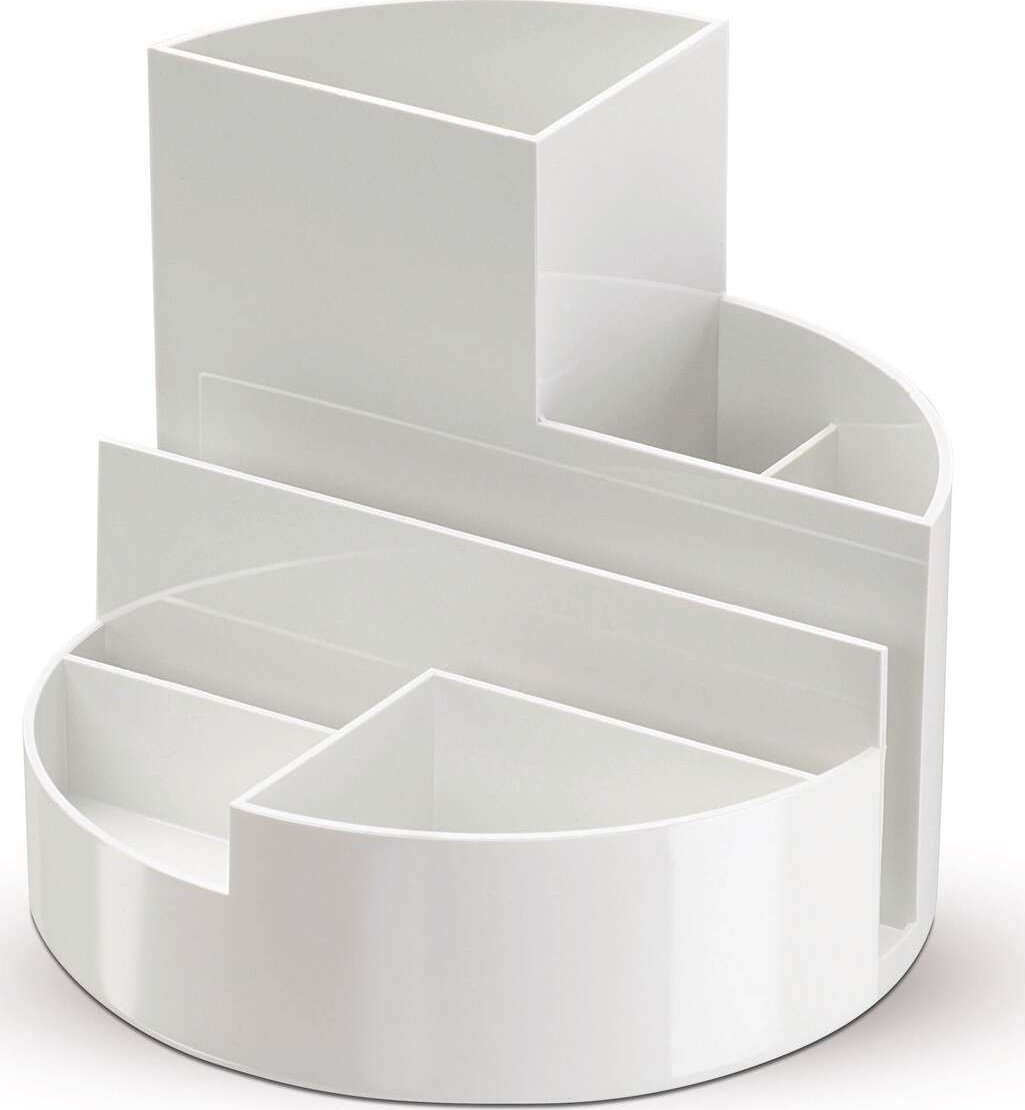 MAUL Round Box. White pojemnik na długopisy