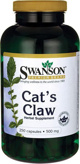 Swanson Cat's claw 500mg 250 kaps.
