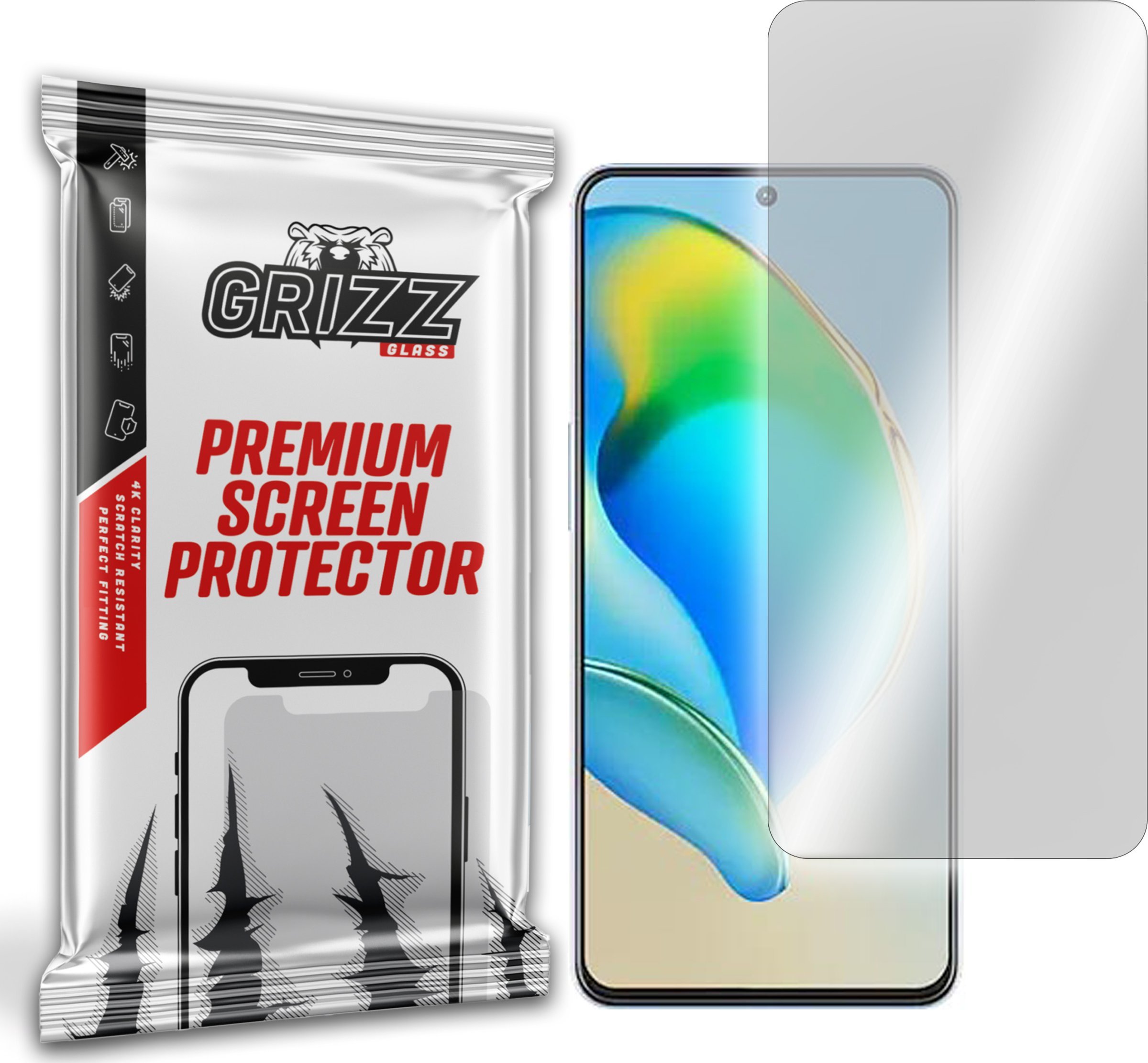 GrizzGlass Szkło hybrydowe Grizz ZTE Axon 40 SE