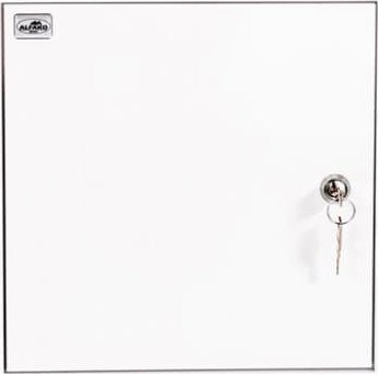 Alfako Drzwi rewizyjne z zamkiem 300x300mm RAL 9003 SP 300/300