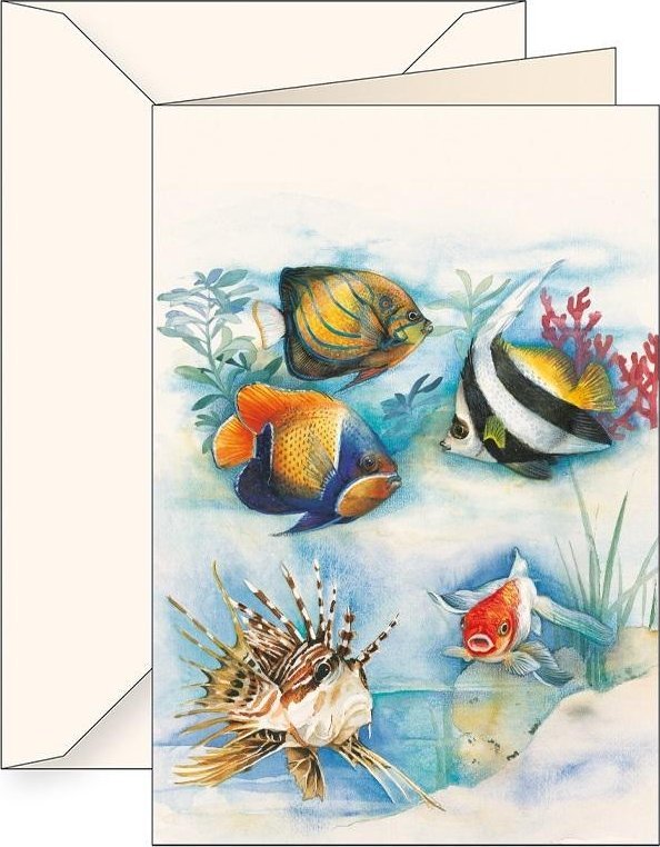 Karnet B6 + koperta 5588 Ryby