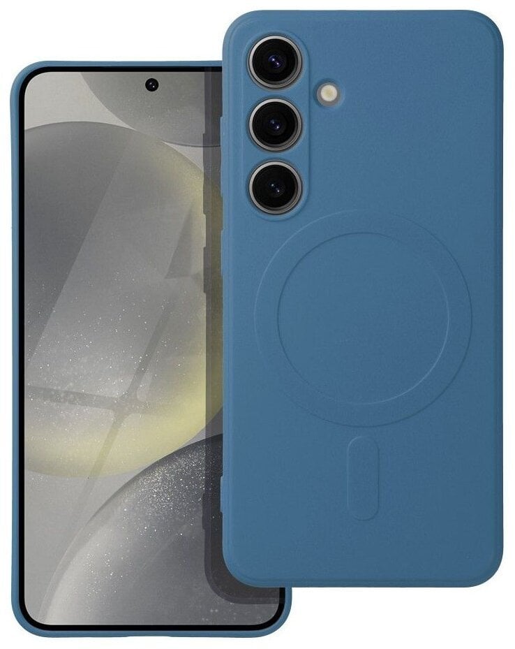 Futerał SILICONE MAG COVER kompatybilny z MagSafe do XIAOMI Redmi 15 4G / 5G (171,1mm) niebieski