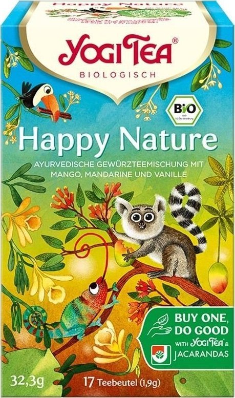 Yogi Tea Herbata korzenno-owocowa Happy Nautre 17 saszetekl