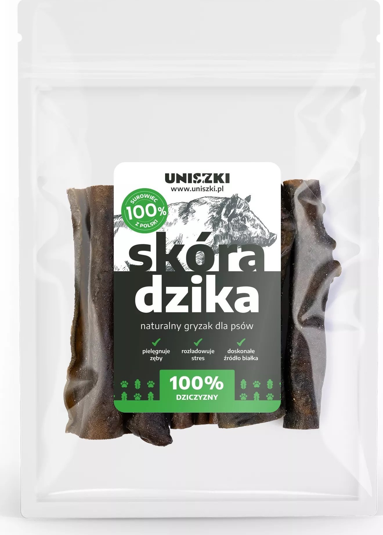 UNISZKI Skóra dzika 100g
