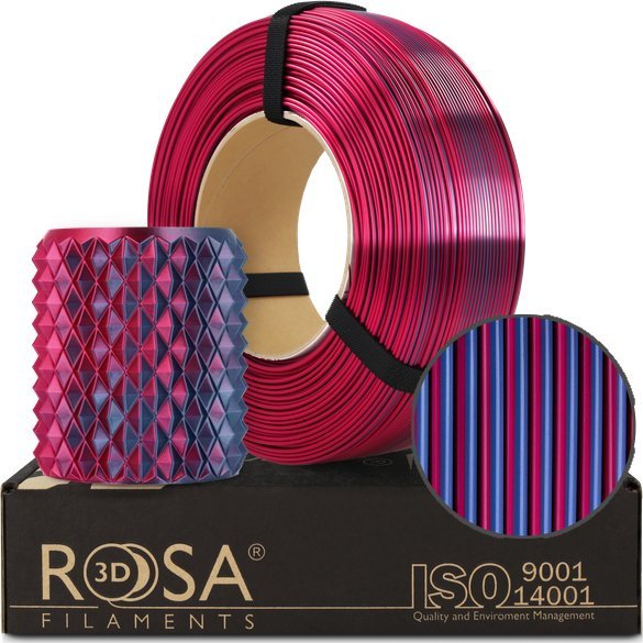 ROSA3D Filament ROSA3D ReFill PLA Magic Silk 1,75mm Midnight City 1kg