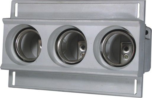 Eti-Polam Gniazdo bezpiecznikowe tablicowe 3P E33 DIII 63A EZV 63/3 (002323017)