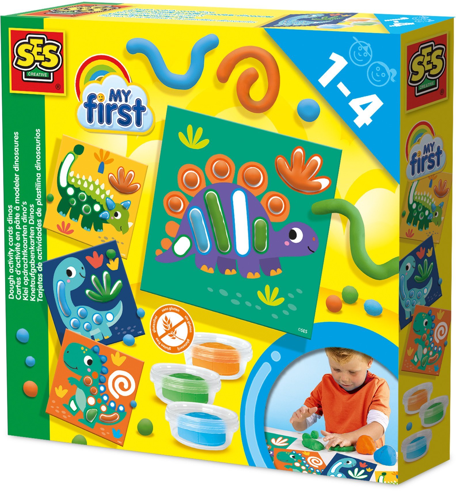 SES My first Karty aktyw.dino z ciasta 14409 44098