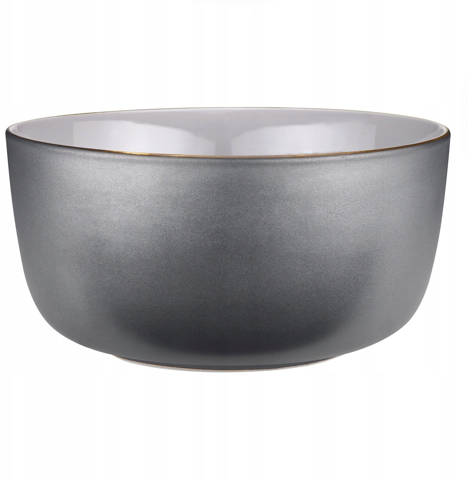 TIME Misa porcelanowa śr.22 cm grafitowo-szara