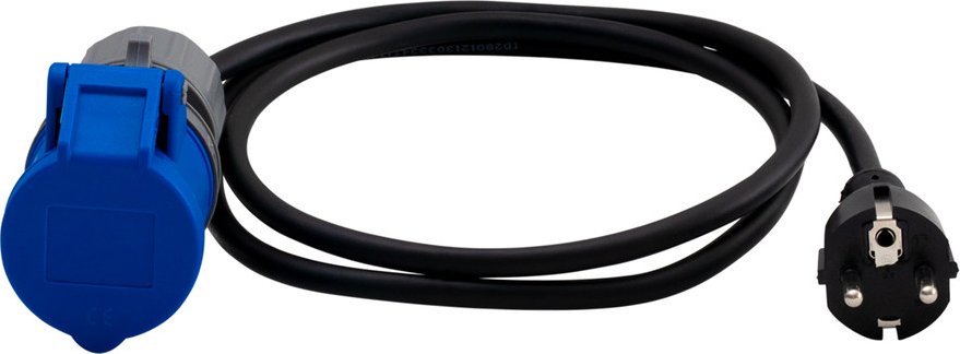 Opal Reduktor kempingowy, wtyczka 230V+OW 3x2,5mm2- 0,5m + gniazdo przenośne 16A 3P, OPAL KAMPER