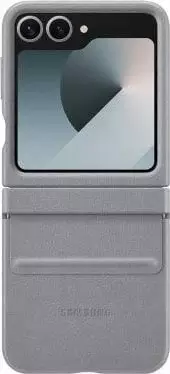 Samsung Case EF-VF741PJEGWW Z Flip6 F741 gray/gray Flap ECO-Leather* Case