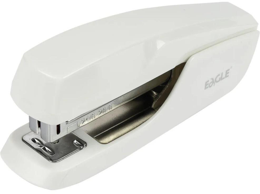 Zszywacz S6108 biały 24/6 -18 kartek EAGLE