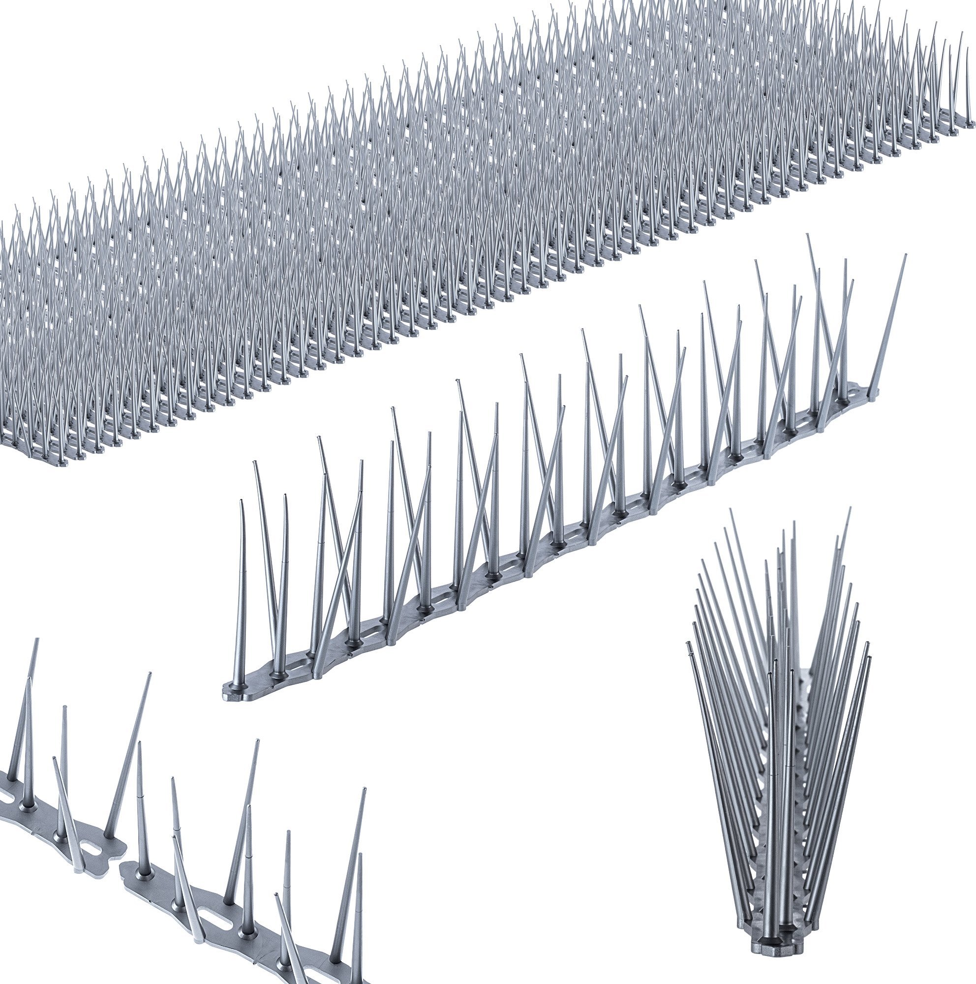 Kadax 50x kolce Na Ptaki Przeciw Ptakom Nierdzewne Wysokie 24,25m Bezpieczne