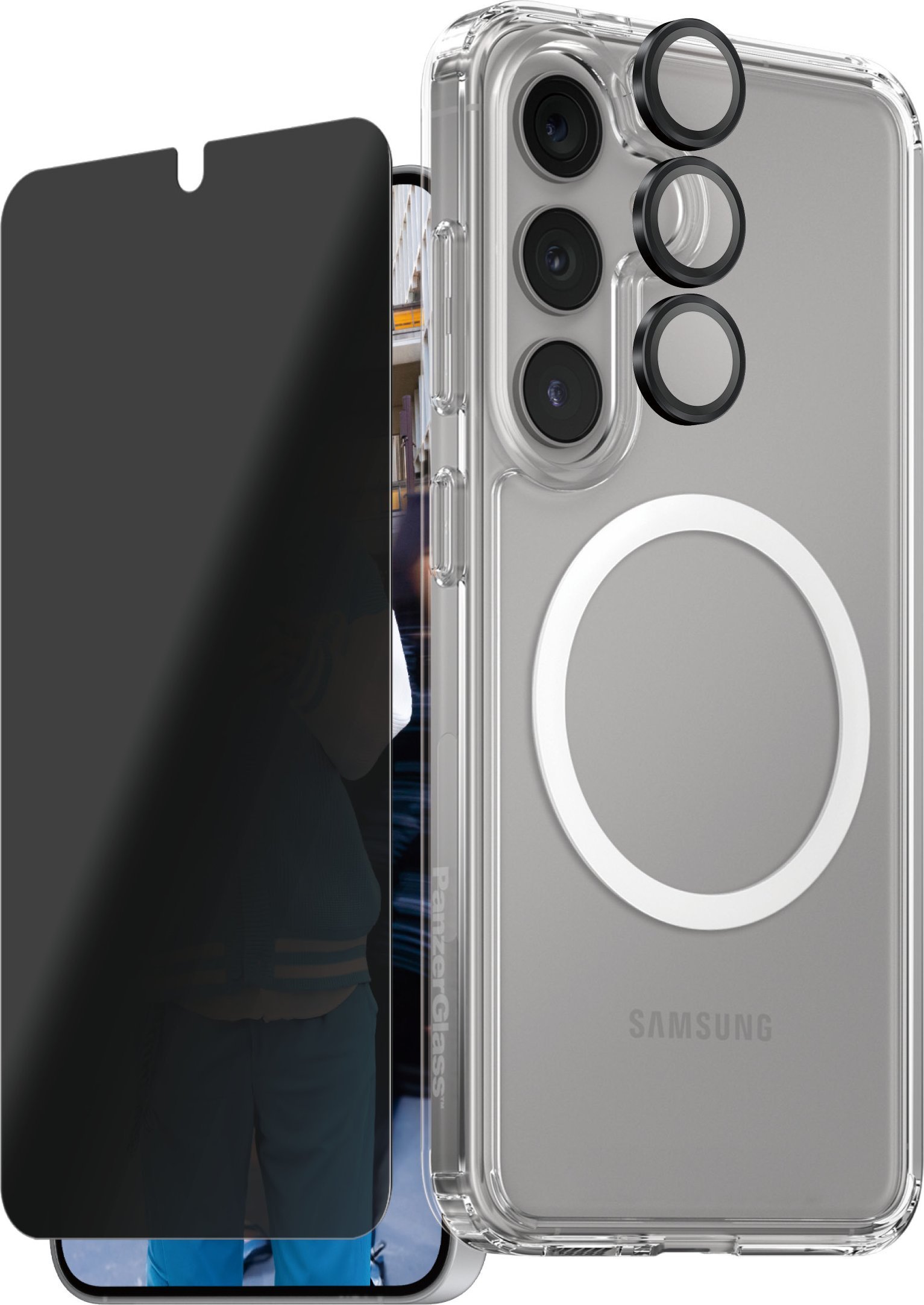 CARE Flagship 3-in-1 Privacy Bundle Samsung Galaxy S25