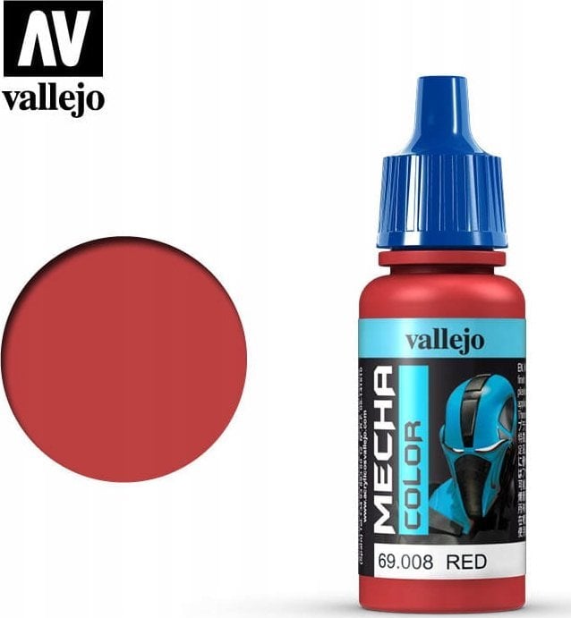 Vallejo Vallejo: 69.008 - Mecha Color - Red (17 ml)