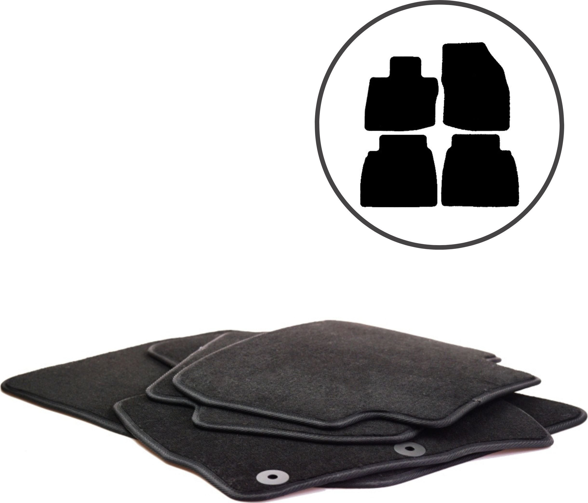 Dikel Dywaniki samochodowe 4szt. Honda Civic VIII