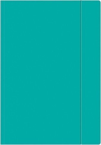 Interdruk Teczka z gumką A4 turkusowa Fluo