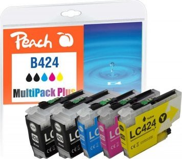 Peach Tusz Brother LC-424 MultiPack Plus kompatybilny