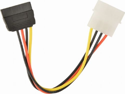 Gembird Molex - SATA, 0.15m, Wielokolorowy (CCSATAPS)