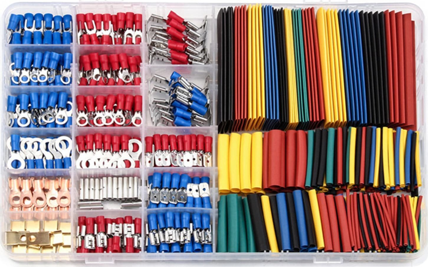 Inne Zestaw konektorów i rurek termokurczliwych 678el.E6087