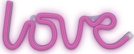 Kinkiet Forever Neon LED LOVE różowy Bat + USB FLNEO5 Forever Light