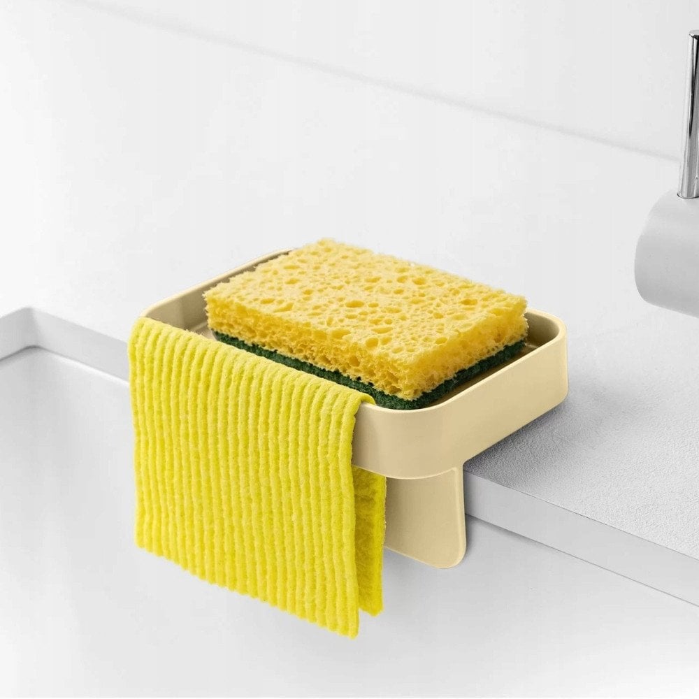 BATTIGIA Uchwyt do gąbki żółty