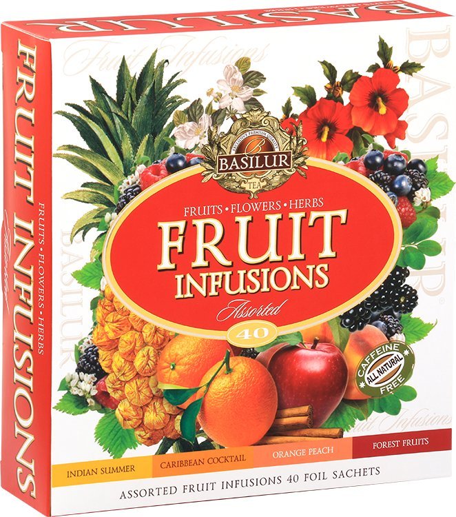 Basilur Zestaw herbat 4 SMAKI 40szt.