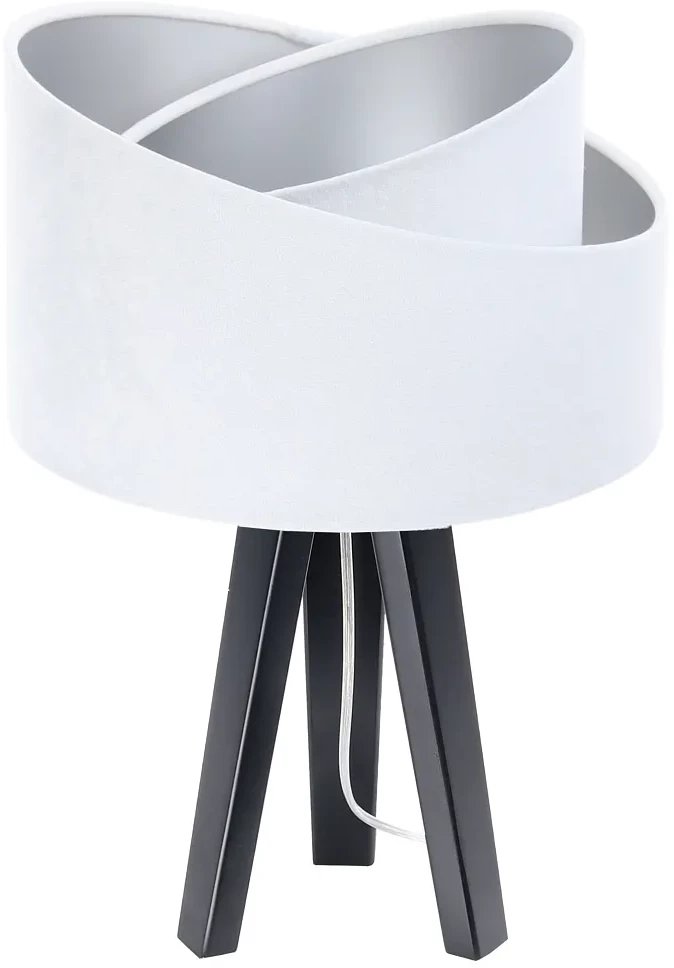Lampa stołowa GEMSTONE biała/srebrna/czarna BPS KONCEPT