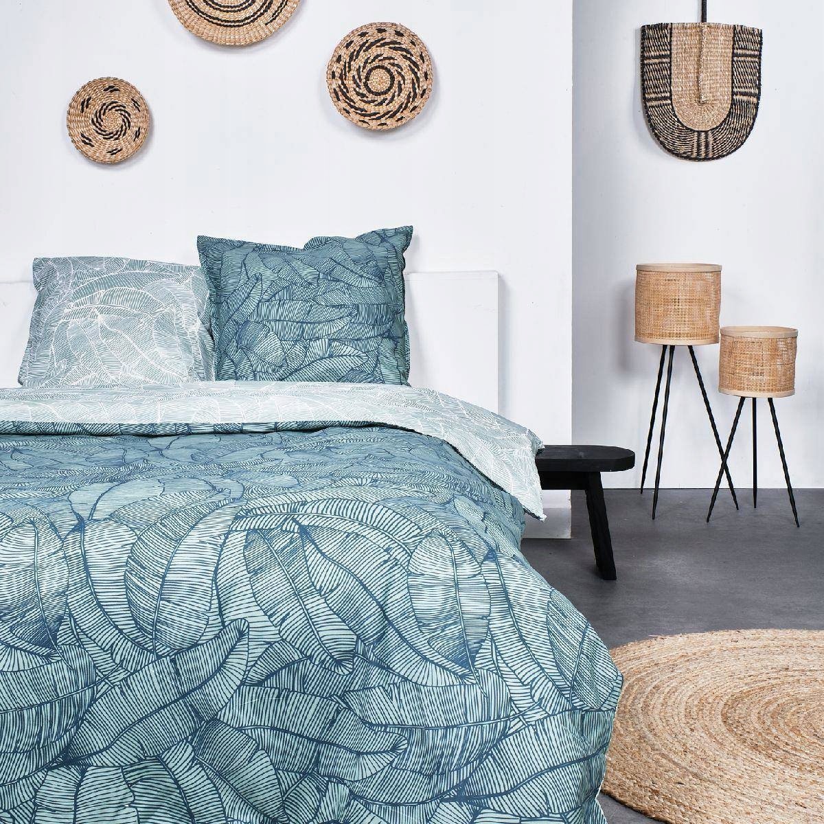 TODAY Pościel bawełniana Leaves, dwustronna, 220 x 240 cm