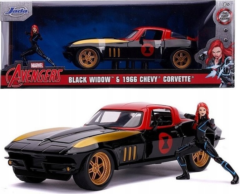 Jada Marvel Avengers Corvette 1966 Chevy 1:24