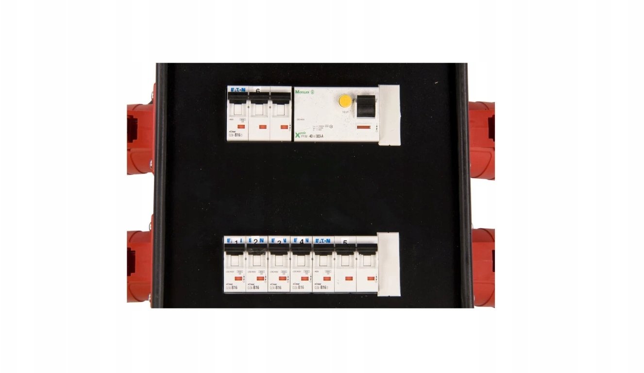 Rozdzielnica przenośna SŁUPSK WE:32/5+2M 2*32/5 2*16*2C 4GS*4B FI6 ROZDZIELNICA IP44 9474590