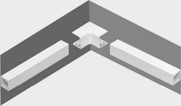 STASIŃSKI Osprzęt do listew elektroinstalacyjnych, narożnik wewnętrzny BIAŁY NW 14x14 (1szt.)