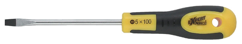 Modeco Wkrętak uniwersalny płaski FRIENDLY GRIP 6x38mm - MN-10-014