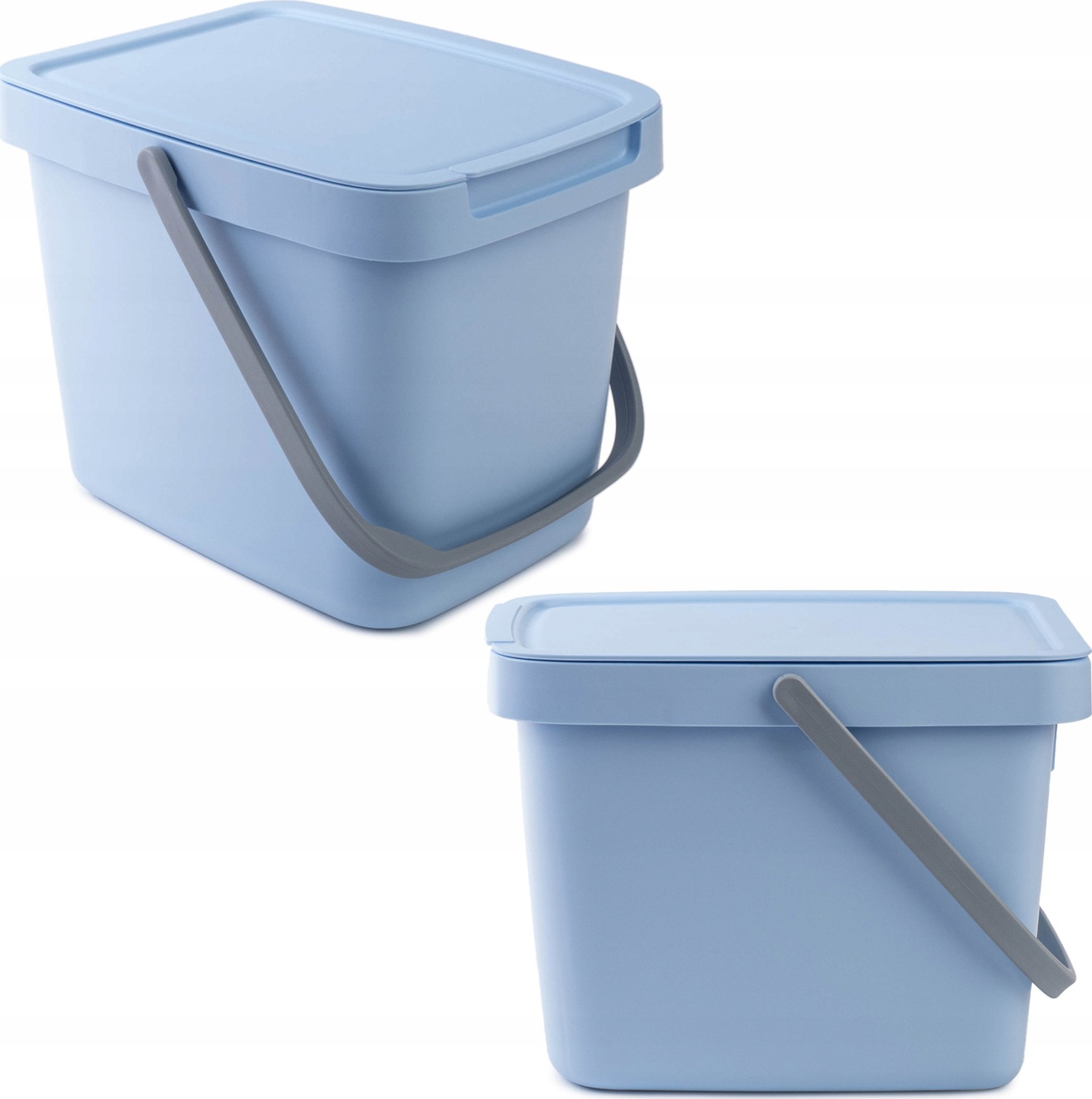 Kosz na śmieci Kadax KADAX Kosz Na Śmieci Pojemnik Na Odpady Z Pokrywą 6L Kubeł Do Segregacji