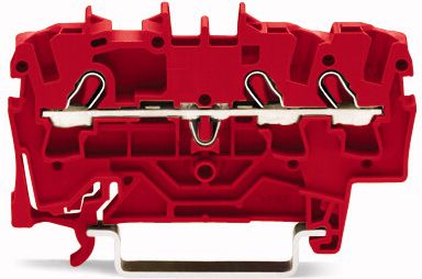 Wago Złączka szynowa 3-przewodowa 2,5mm2 czerwona TOPJOBS (2002-1303)