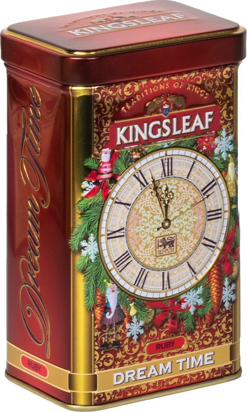 Kingsleaf Kingsleaf DREAM TIME RUBY herbata czarna JAGODA MALWA NAGIETEK liściasta - puszka 75 g