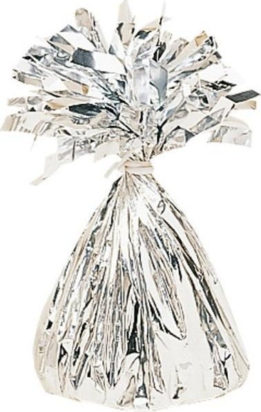 Ciężarek do balonów foliowych srebrny 170g