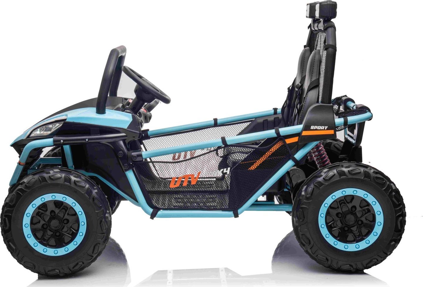 1PUNKT Pojazd Buggy FASTER 4x4 Niebieski 2x150W 24V10Ah