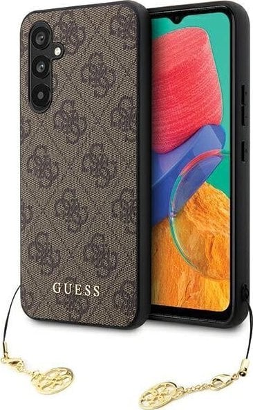 Guess Etui GUHCS23FEGF4GBR Samsung Galaxy S23 FE hardcase 4G Charms Collection brązowy/brown