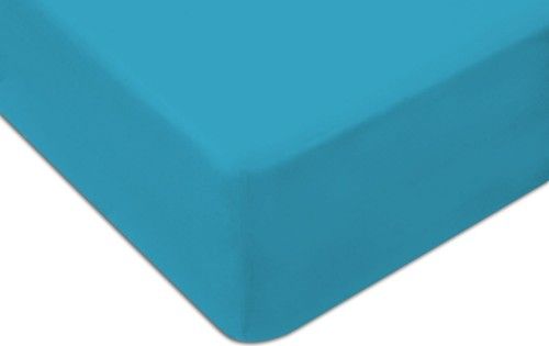 Darymex Prześcieradło Jersey 140x200 z gumką błękitne