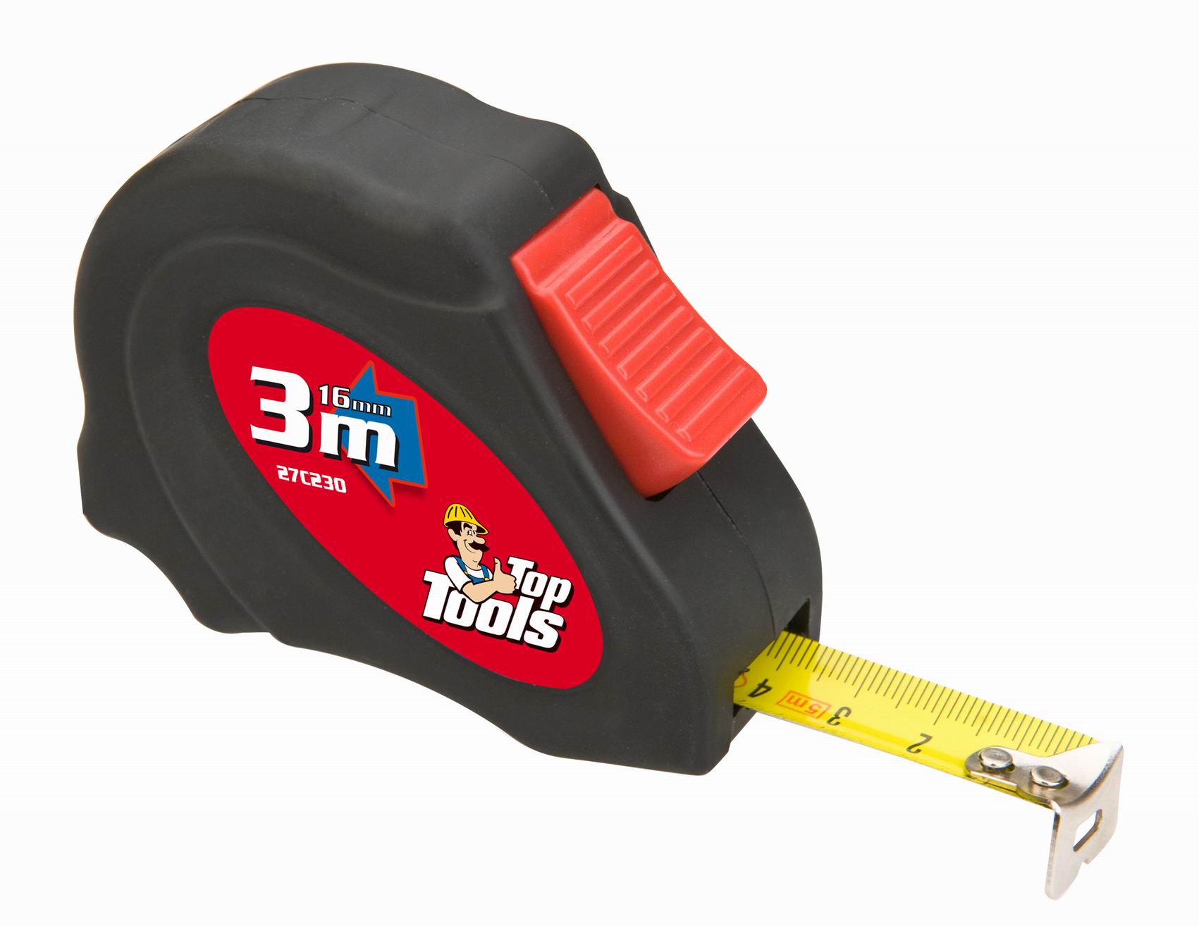 Top Tools Miara stalowa 3m zwijana (27C233)