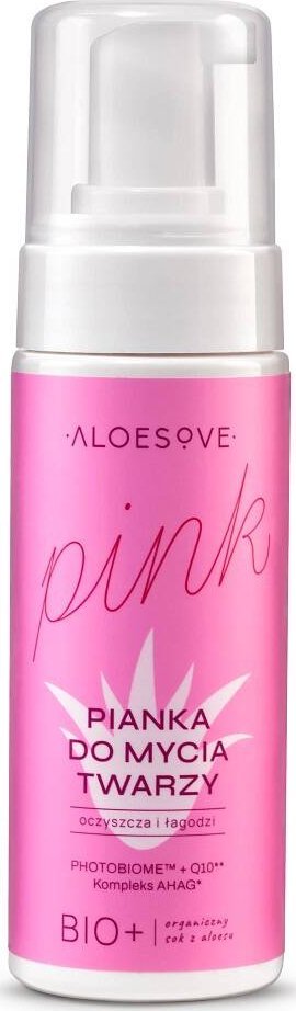 Aloesove Pink Pianka do mycia twarzy - oczyszcza i łagodzi 150ml